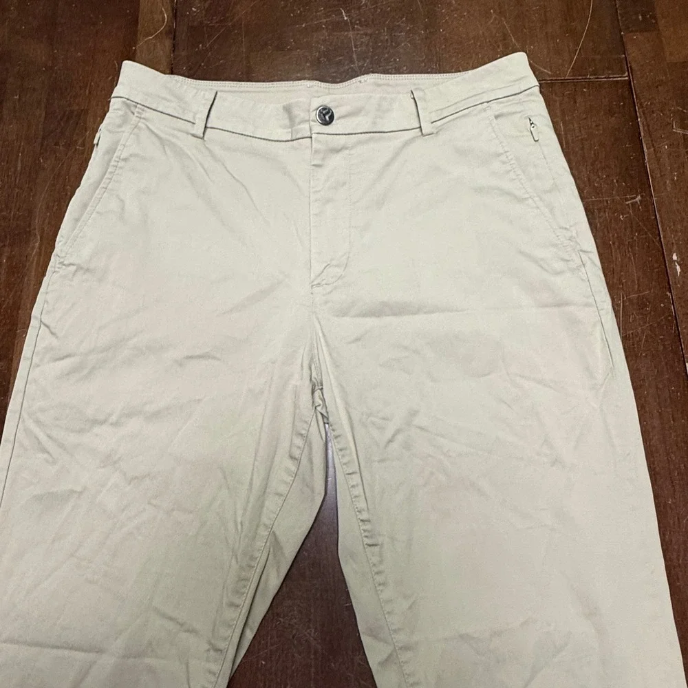 Birddogs Lined Chino Pants Mens 32x30 Khaki Stretch Performance Trousers